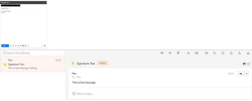 scheduled message not showing up mailspring