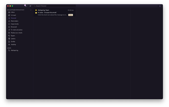 mailspring dark theme