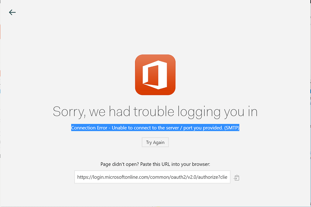 Office 365 Not Connecting 3 By Madpipe Bug Reports Mailspring 