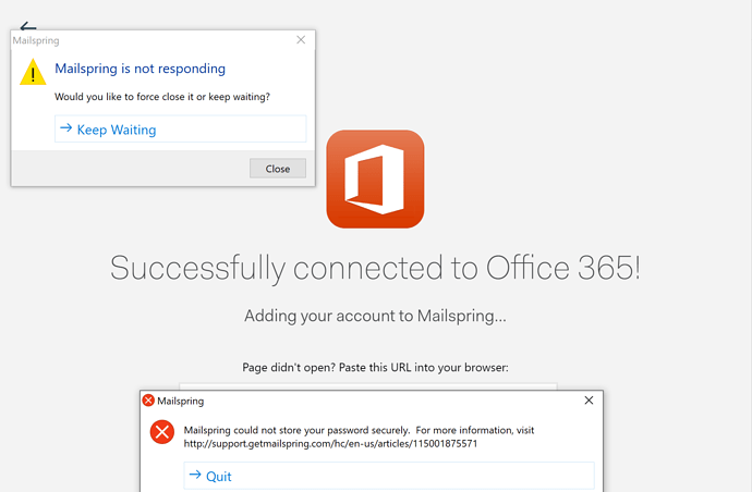 how to sync office 365 mail to mail on windows 10