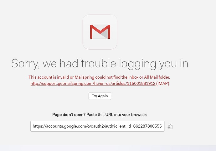 gmail with mailspring