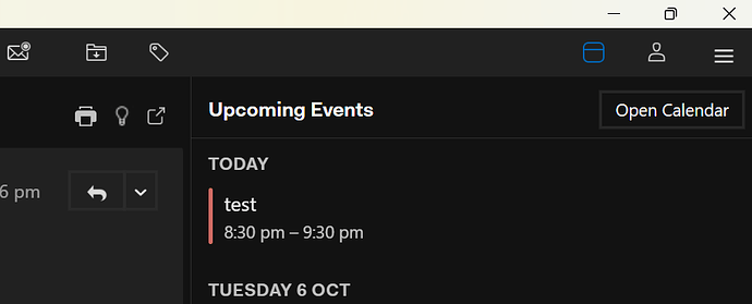 Upcoming Events Sidebar