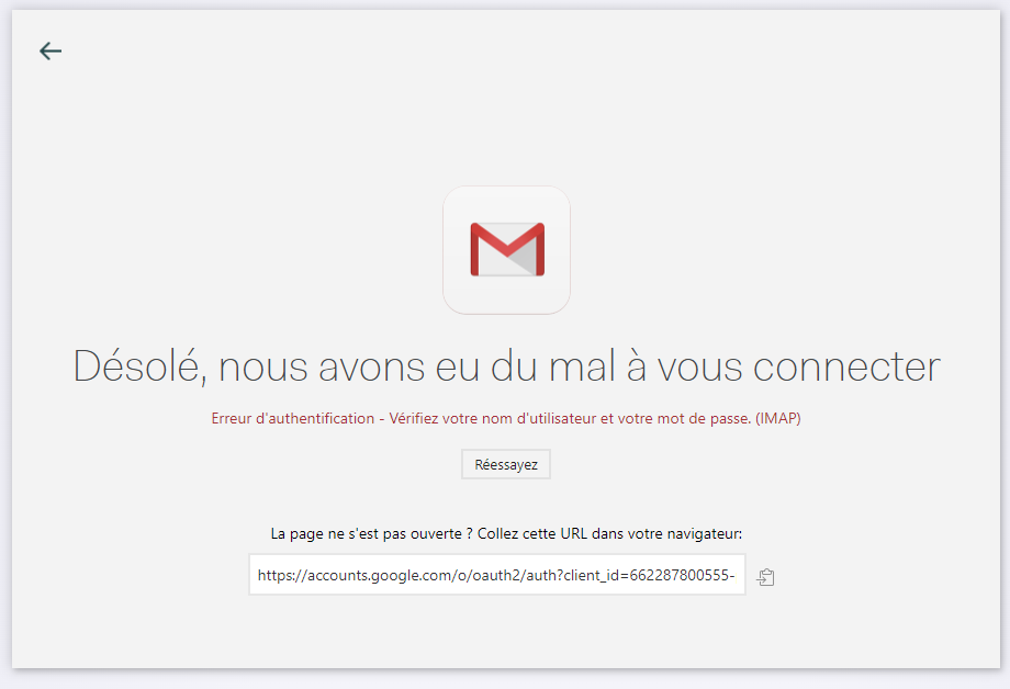 Can t Connect Gmail Address After Password Change Help Mailspring 